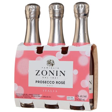 Zonin Prosecco Rosé 2022 Fiche Produit Saqcom