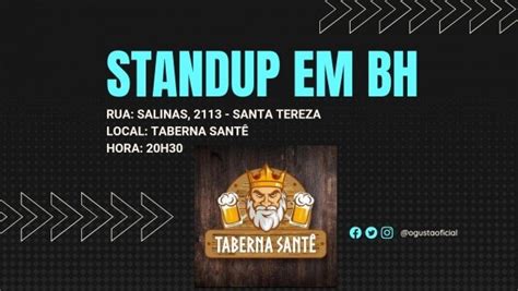 Stand Up Comedy Em Bh Em Belo Horizonte Sympla