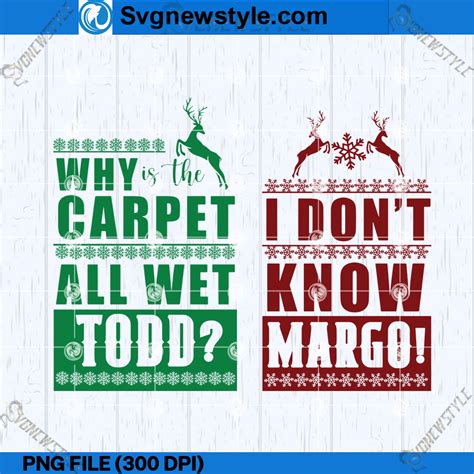 Christmas Vacation Todd And Margo SVG, PNG, DXF, EPS, Cricut File