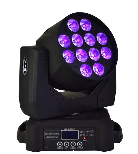 X W In Rgbwa Uv Stage Light Led Wash Moving Head Light For Party