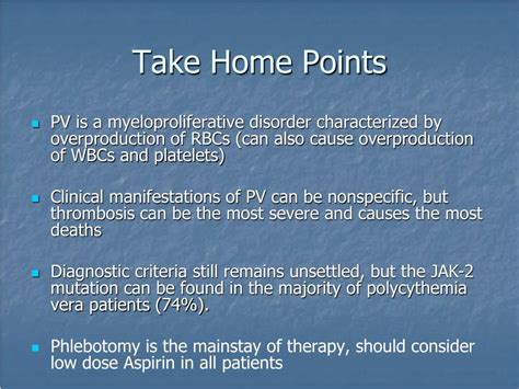 Ppt Hypercoagulable States Polycythemia Vera Powerpoint Presentation