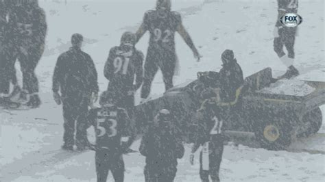 Amazingly Snowy Conditions Across The Nfl Make For Some Outstanding