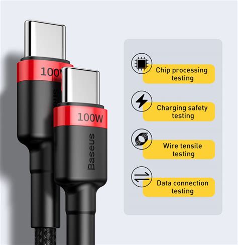 Baseus Cafule Pd W Usb C Type C Data Ve Arj Kablosu Fiyat