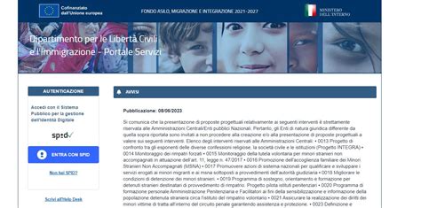 Notizie Dipartimento Libert Civili E Immigrazione