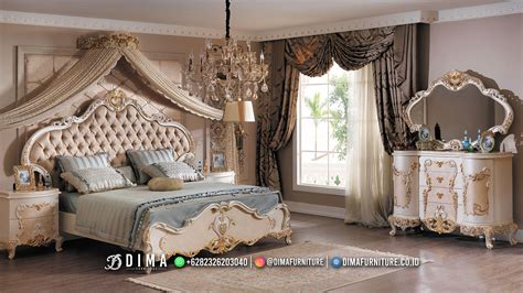 Kamar Set Jepara Dipan Ukir Mewah Terbaru Classic Luxury DF 2519