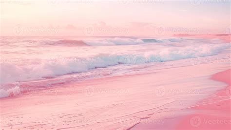 AI generated Pink beach pink sky pink sea 41286849 Stock Photo at Vecteezy