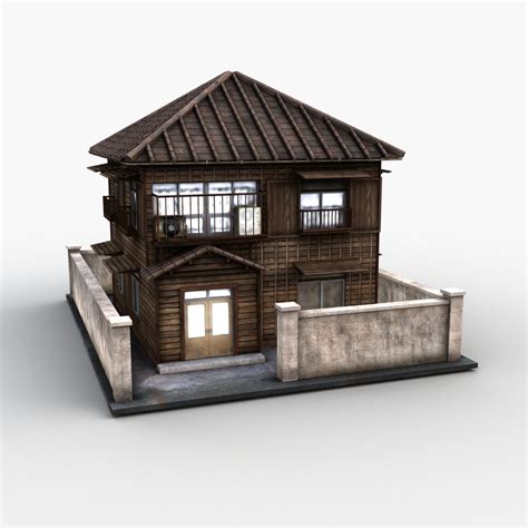 D Japanese Style House Turbosquid