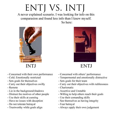 ENTJ Vs INTJ Understanding The Key Differences