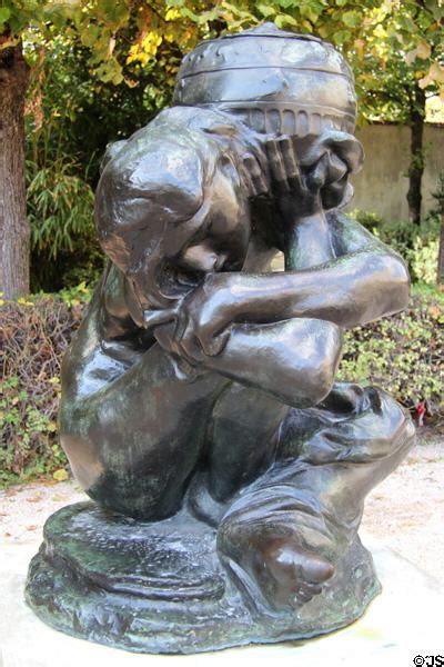 Fallen Caryatid With Urn Bronze Sculpture By Auguste Rodin At Rodin