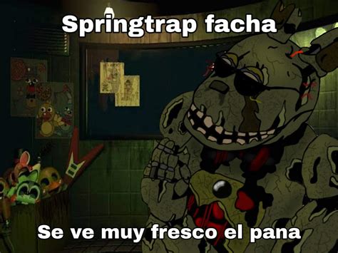 Springtrap facha un dibujo muy fresco la verdad FNaF Amino Español