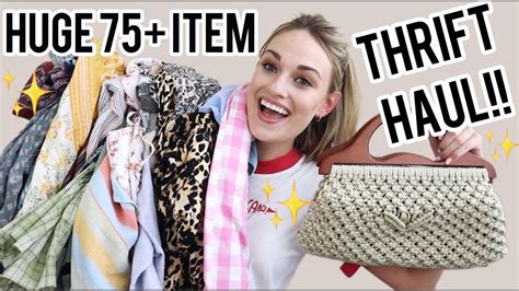 Huge 75 Item 2 Outlet Thrift Haul To Resell For A Profit On Poshmark Youtube