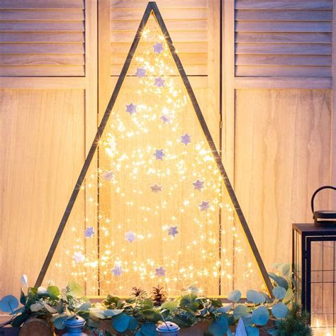 How To Make A Wooden Triangle Christmas Tree Chalking Up Success