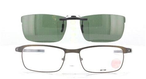 Custom Fit Polarized Clip On Sunglasses For Oakley Tin Cup Ox3184 52x17 3184 Ebay