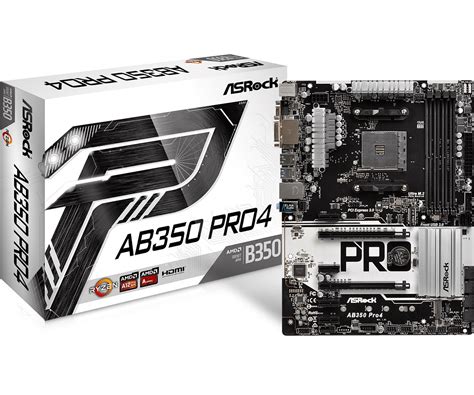 ASRock AB350 Pro4 AMD Socket AM4 Motherboard 90 MXB510 A0UAYZ CCL