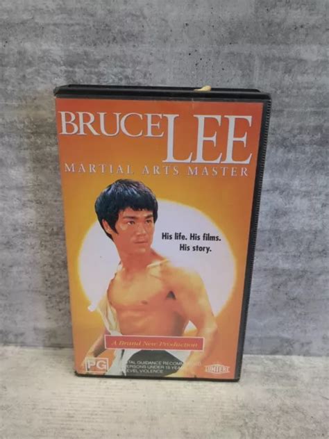 Bruce Lee Martial Arts Master Vhs Movie Video Cassette Tape £1302