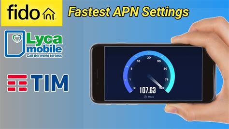 How Can Change Fast Apn Settings For Fido Lyca Mobile Tim Youtube