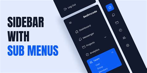 Github Bedimcodesidebar Menu Submenus Sidebar Menu With Submenu