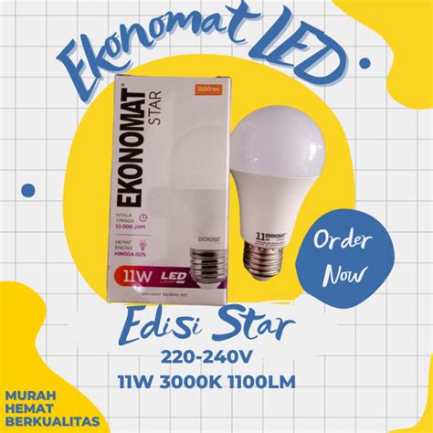 Jual Lampu Led Ekonomat Star W K Lm E Kuning Lampu Terang