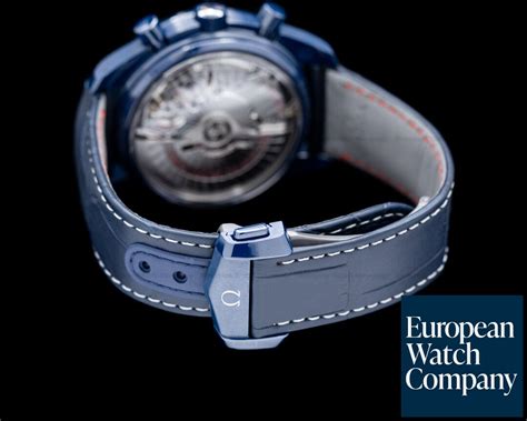 Omega 304 93 44 52 03 002 Speedmaster Professional Moonphase Blue Side