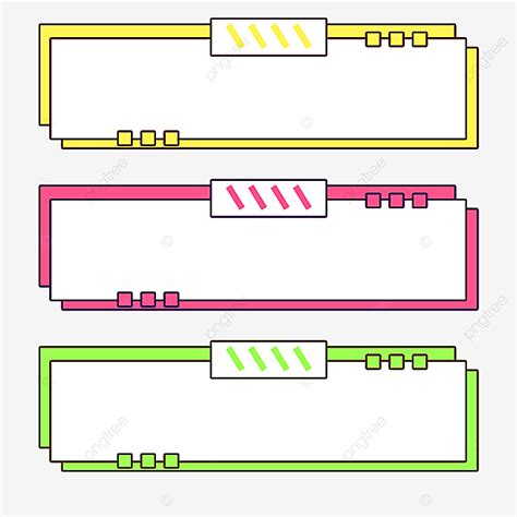 Cuadro De T Tulo De Dibujos Animados Png Dibujos Cuadro De T Tulo