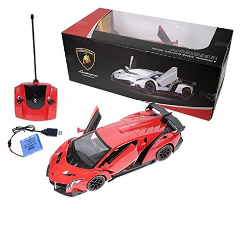 Rw Radio Remote Control Lamborghini Veneno Scale Rc Car Red