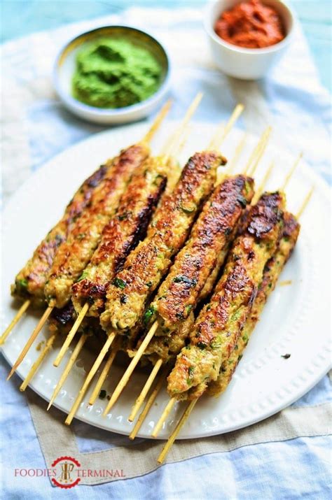 Chicken Seekh Kabab Recipe Chicken Keema Kabab Foodies Terminal