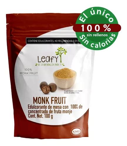 Monk Fruit En Polvo Leafy Gramos Superfood Mercadolibre