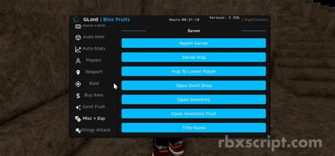 Blox Fruits Auto Farm Players Teleport More Scripts RbxScript