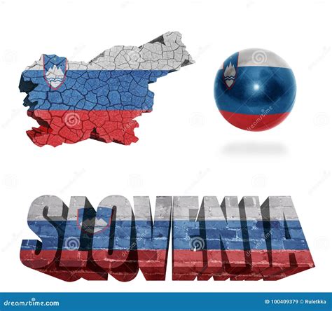 Slovenia Symbols Stock Illustration Illustration Of Crack 100409379