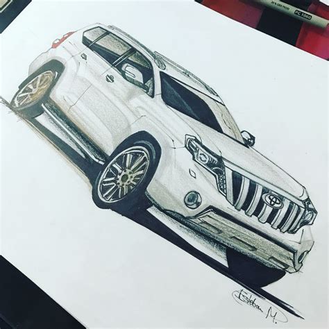 Toyotaprado Toyota Sketches Cardesign Design Sketches