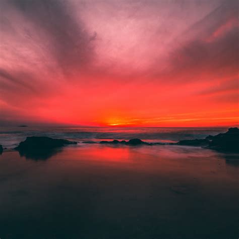 hd png sea sunset horizon coast sky  wallpaper toppng