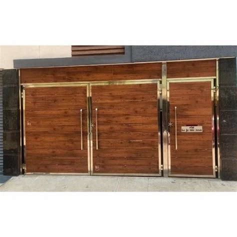 Modern Brown Stainless Steel Gate For Home At Rs 1090 Sq Ft In