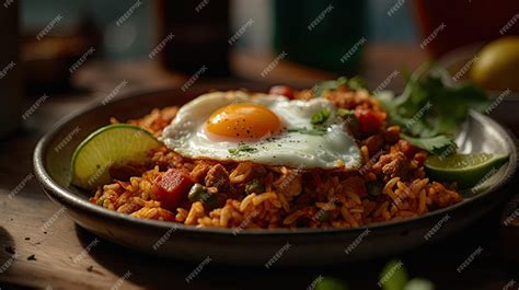 Premium Ai Image Illustration Of Various Fried Rice Dishes From Around The World