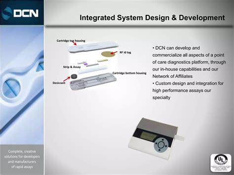 Dcn Diagnostics Design And Development Of Lateral Flow Assay Systems Ppt