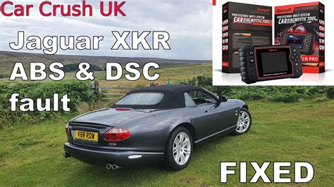 Jaguar Xkr Abs And Dsc Fault Fixed Using Icarsoft Cr Pro Youtube