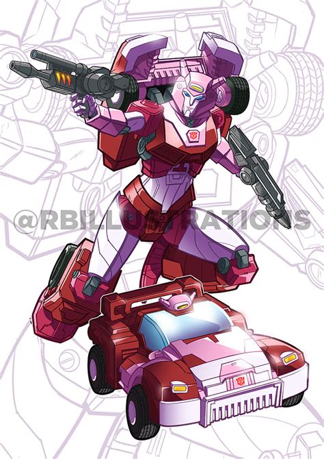 Transformers Elita 1 A4 Print Etsy