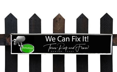 Fence Repair Request | Texas Roof and Fence