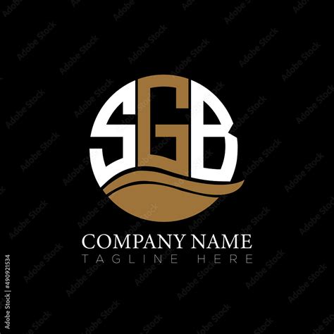 Sgb Logo Monogram Isolated On Circle Element Design Template Sgb