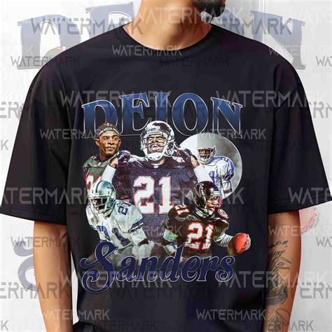 Deion Sanders Unisex T Shirt Vintage Graphic S Deion Sanders Bootleg