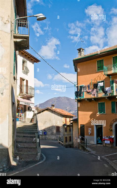 Schignano Val D Intelvi Como Italy Stock Photo Alamy