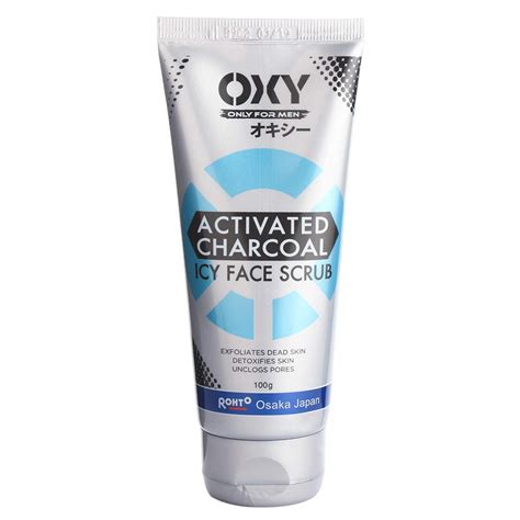 Buy Oxy Activated Charcoal Icy Face Scrub Gray G Online At Low