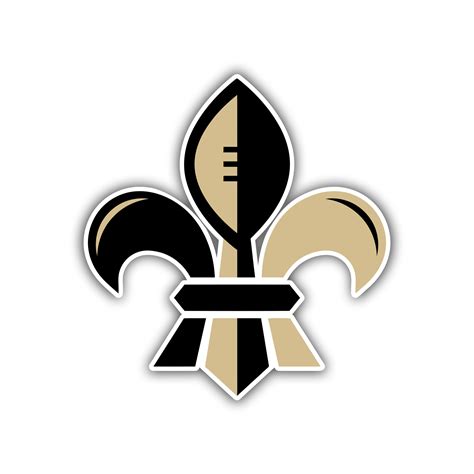 New Orleans Saints – Gold and Black Logo – Temporary Tattoo – Biggest ...