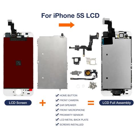 Oem Complete Lcd For Iphone 5 5s 5c Se Display Full Assembly Touch Screen Replacement Grade Aaa