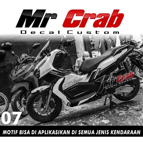 Jual Decal Sticker Honda Adv Fullbody Custom Desain Grafik Simple