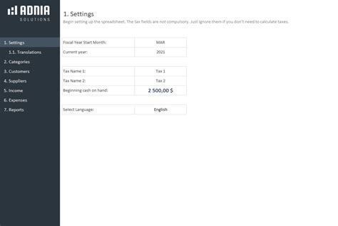 business finance management excel template adnia solutions