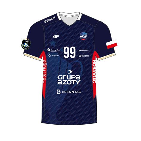 KOSZULKA MECZOWA wyjazdowa 4f LIGA MISTRZÓW 2023 ZAKSA Kędzierzyn Koźle