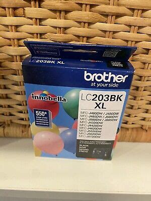 Brother Lc Bk Xl Innobella High Yield Series Black Ink Cartridge Exp