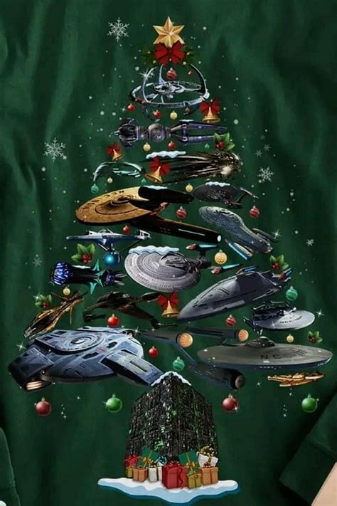 Star Trek Ships Christmas Tree