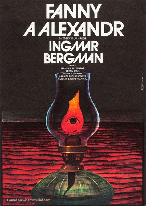 Fanny Och Alexander 1982 Czech Movie Poster