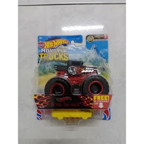 Hot Wheels Monster Truck Bone Shaker Shopee Malaysia